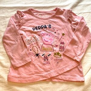 Peppa Pig Girls Longsleeve Shirt